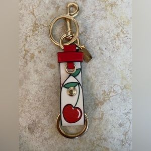 Coach Cherries keychain